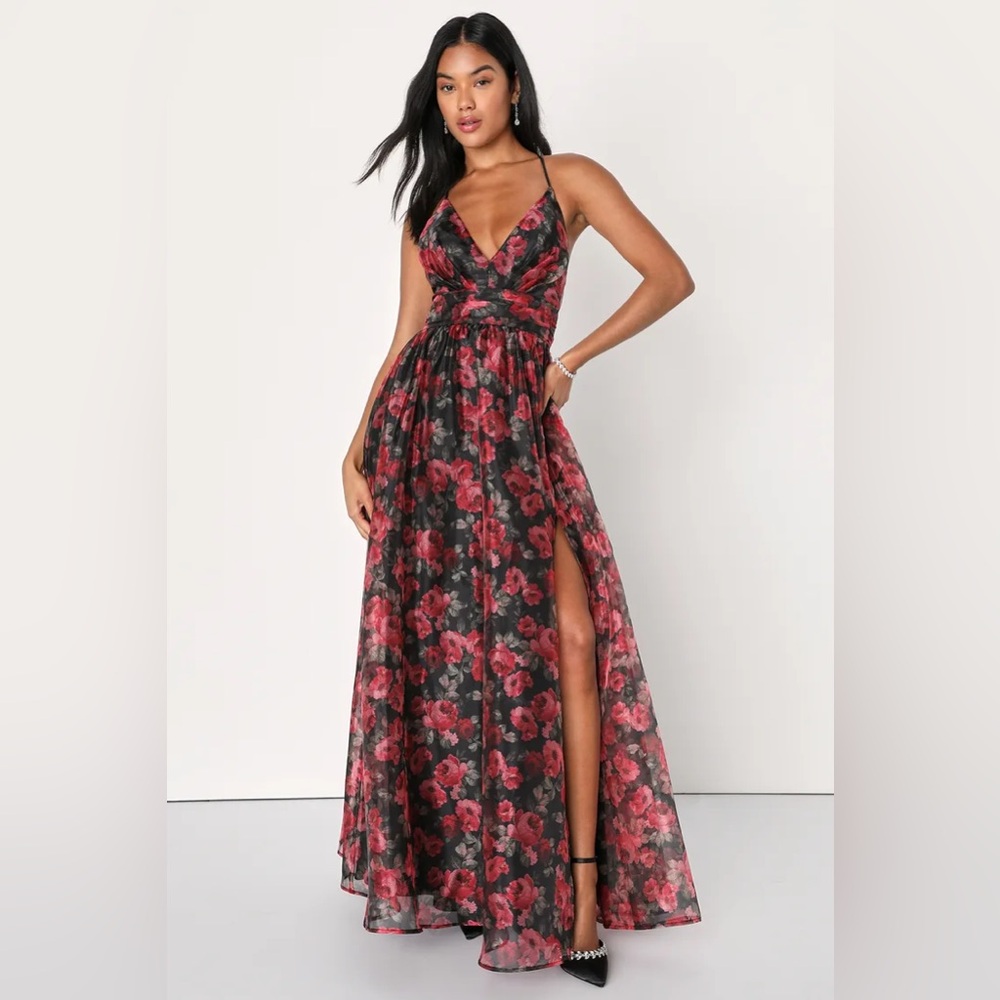 Elegant Floral Maxi Dress
